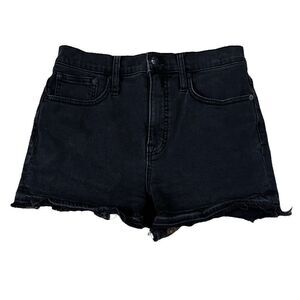 Madewell ~ Black Denim Shorts ~ size 27